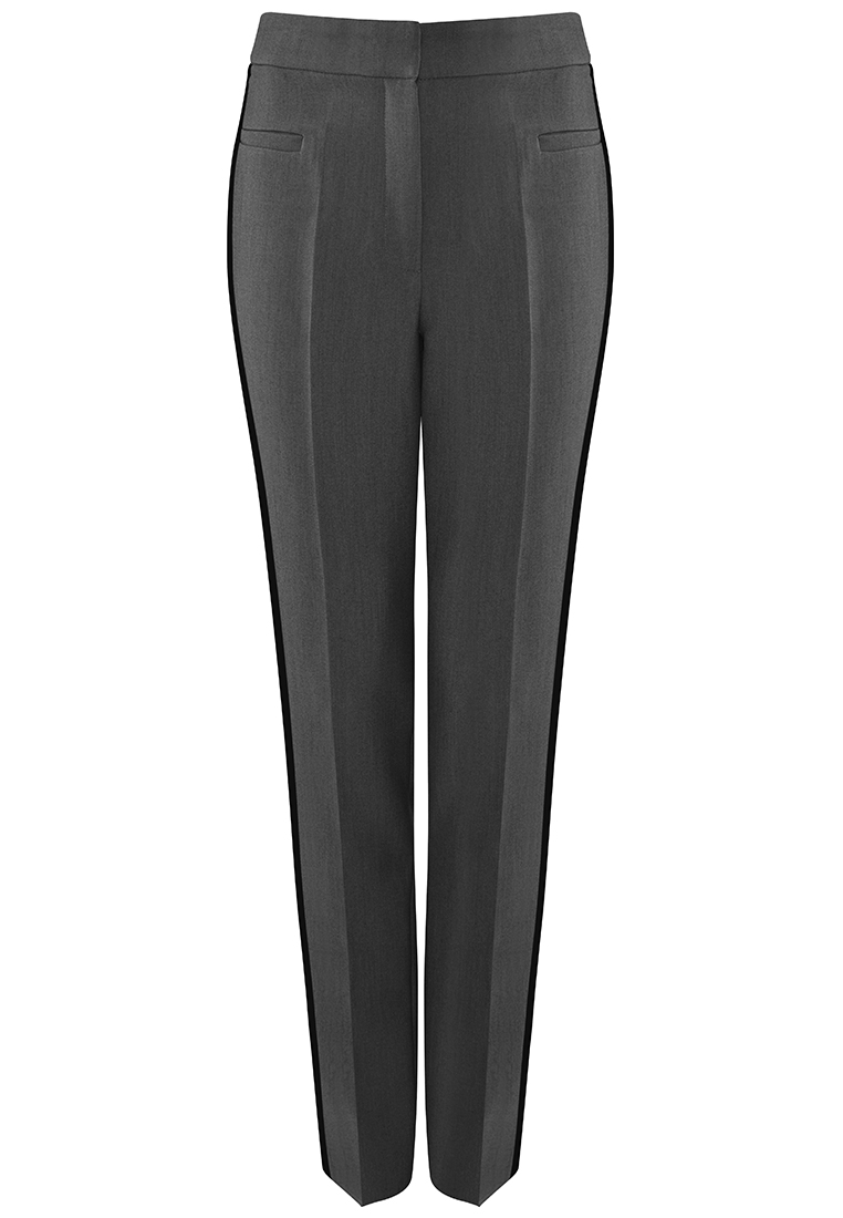 Szary żakiet z ważkami pol_pl_Szare-spodnie-z-lampasami-9377_2