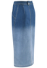 Cieniowana spódnica denim