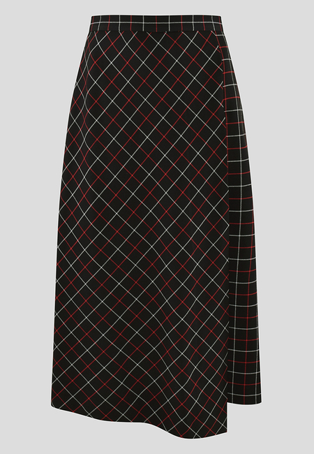 Spódnica w biało-czerwoną kratkę