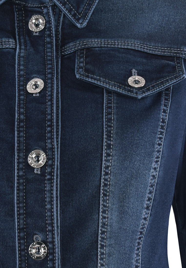 Jeansowy żakiet w kolorze garantowym