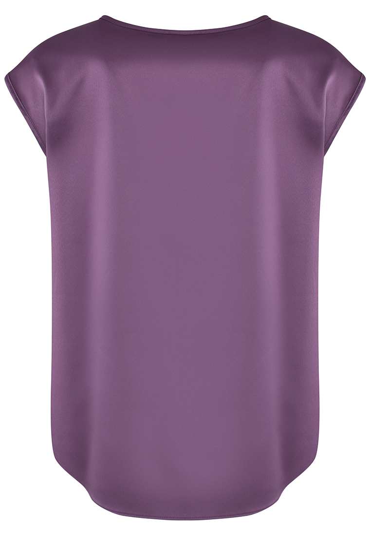 Fioletowa bluzka z ozdobnymi dżetami