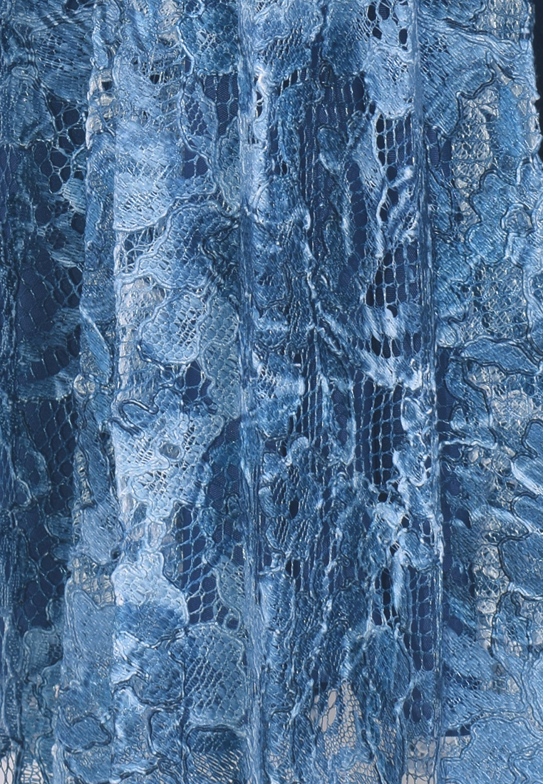 Plisowana spódnica w kolorze denim
