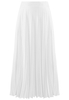 Plisowana spódnica w kolorze białym