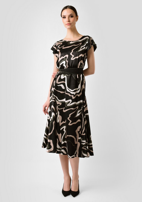 Sukienka ze złotym nadrukiem