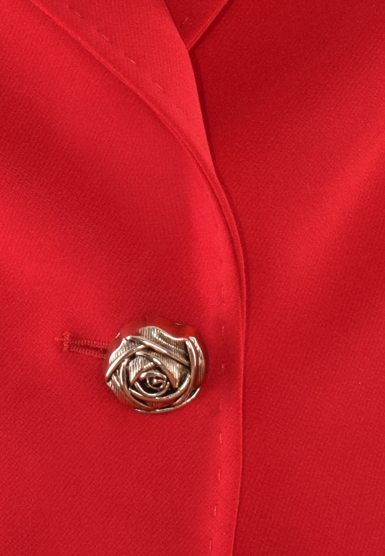 Wizytowy żakiet z kwiatami