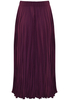 Fioletowa spódnica z kreszowanej tkaniny