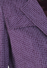 Fioletowy żakiet z motywem kurzej stopki