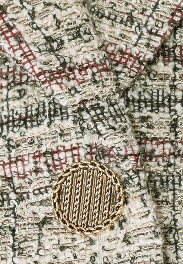 Ciepły żakiet z perełkami