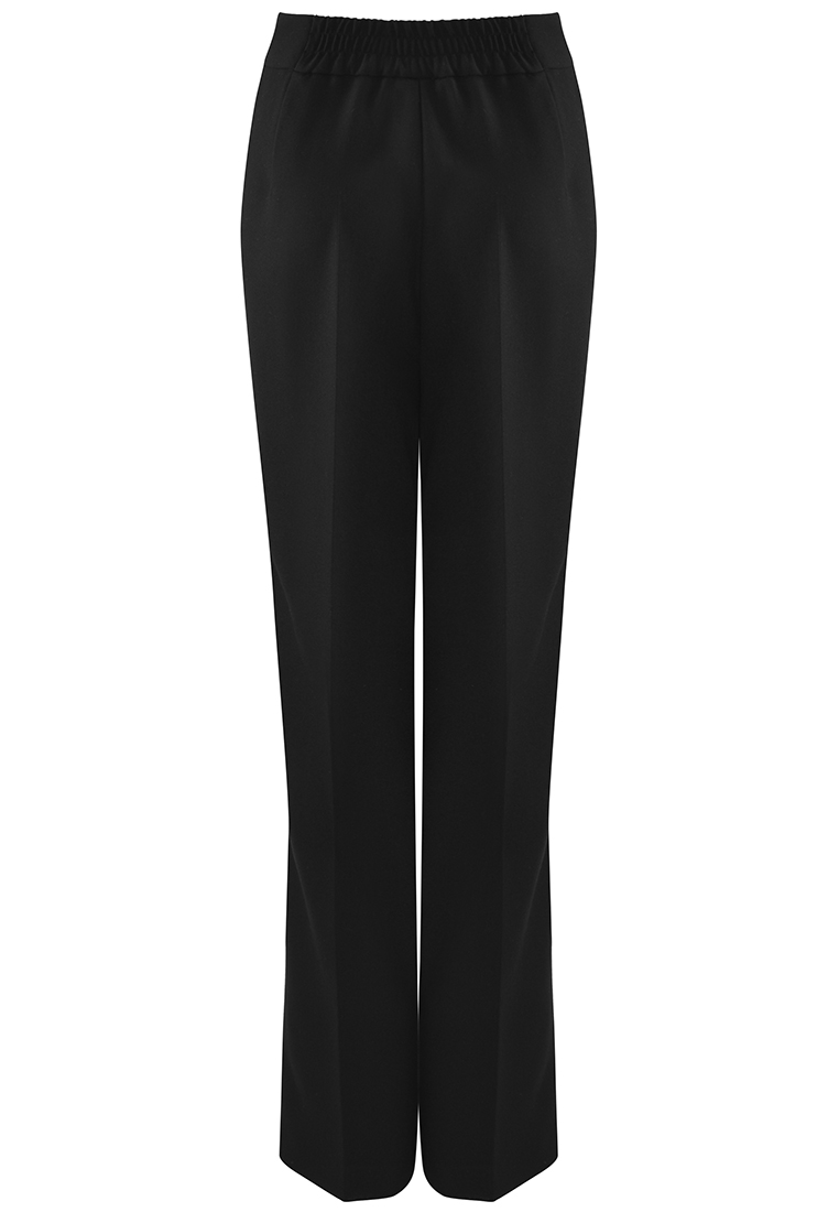 Czarne spodnie z kantem