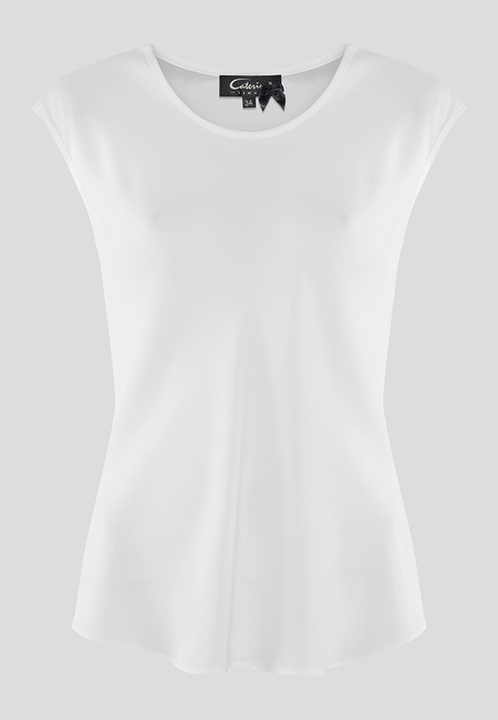 Swobodna bluzka w kolorze białym