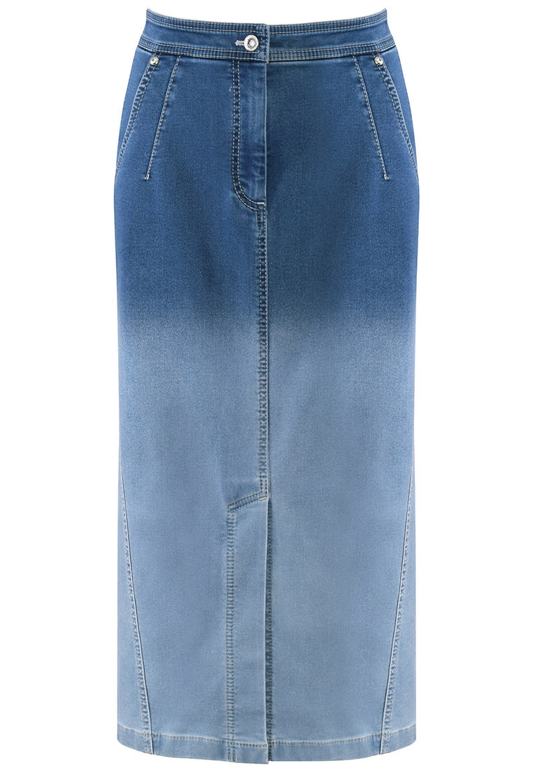 Cieniowana spódnica denim