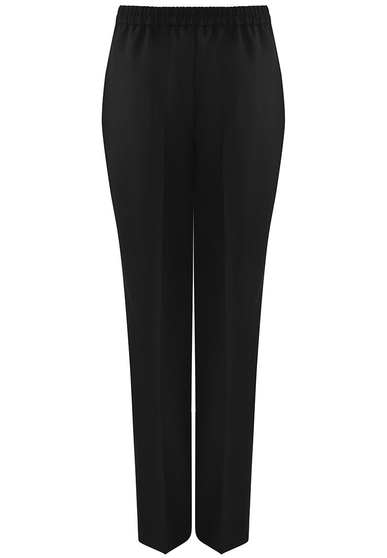 Czarne spodnie ze zwężanymi nogawkami