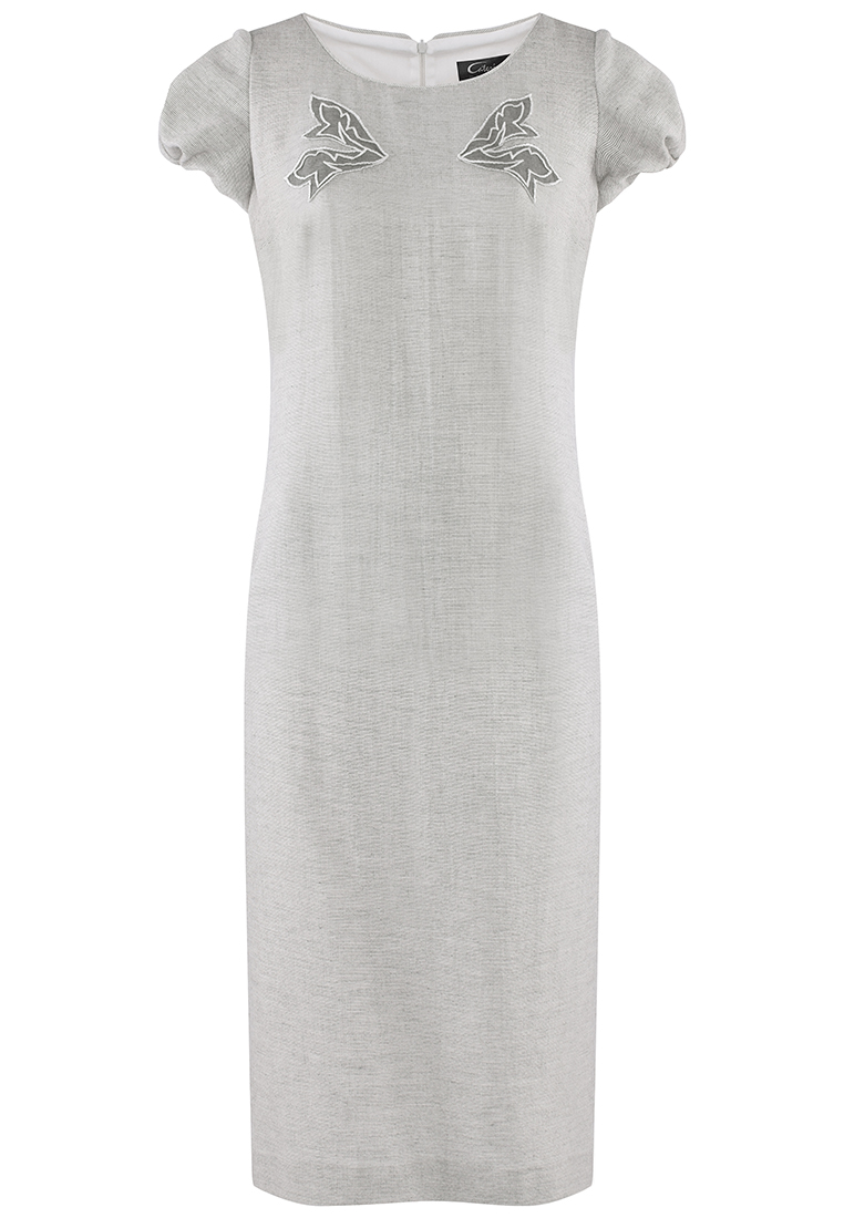 Bawełniana sukienka z aplikacją