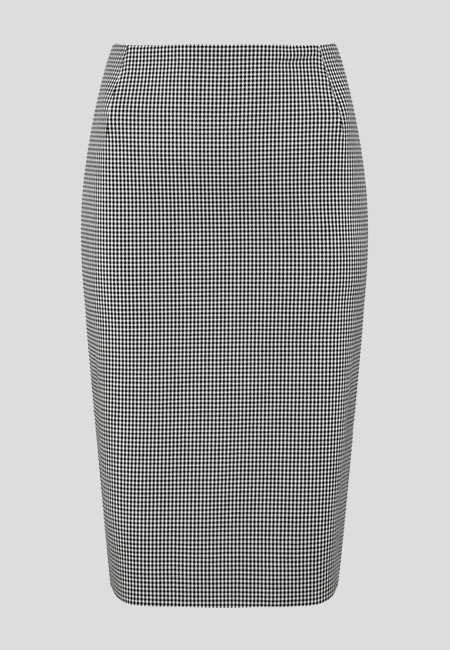 Spódnica z bawełnianego żakardu