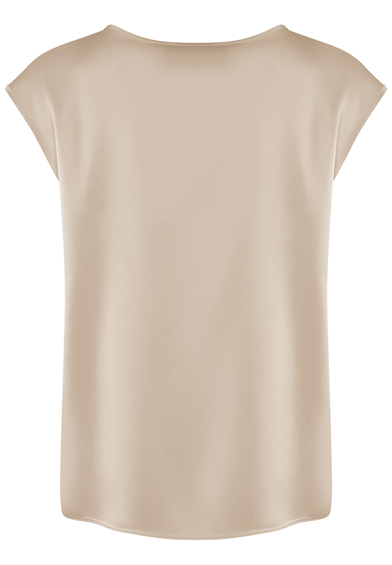 Swobodna bluzka w kolorze beżowym