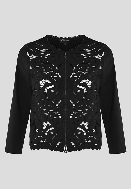 Elegancki żakiet z ażurem
