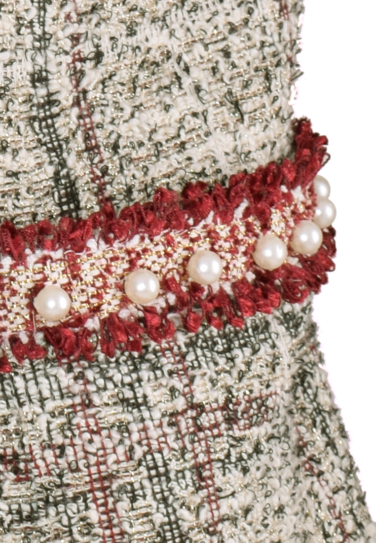 Ciepły żakiet z perełkami