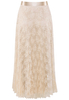 Plisowana spódnica z koronki