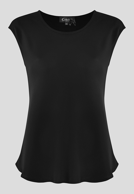 Swobodna bluzka w kolorze czarnym