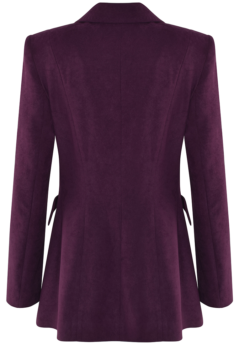 Klasyczny żakiet w kolorze fioletowym