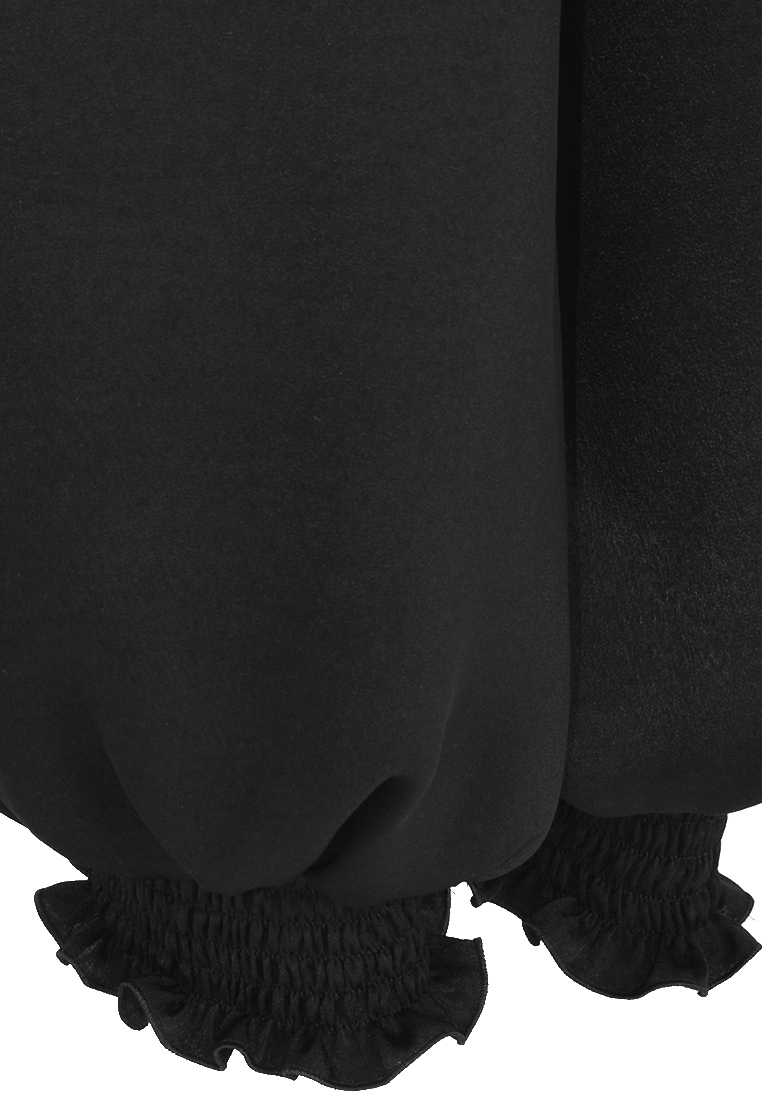 Czarne spodnie typu alladynki