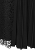 Plisowana spódnica z elementami koronki