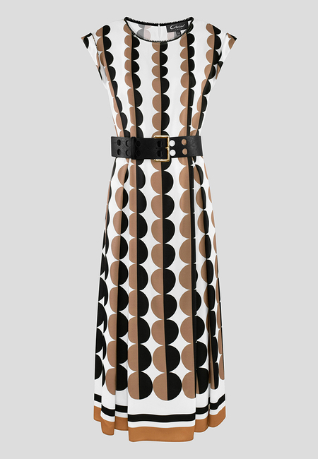 Sukienka z motywem kół