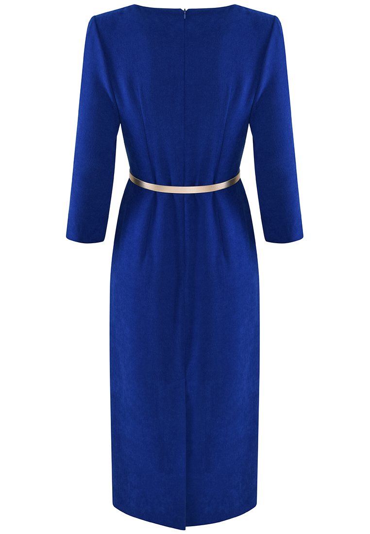 Niebieska sukienka z motywem ważki