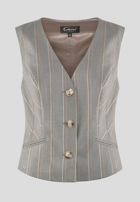 Kamizelka w kolorze szarym