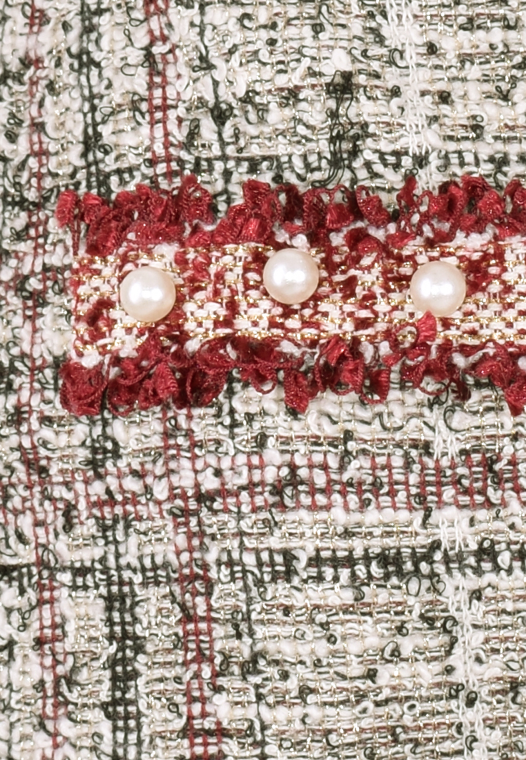 Ciepła spódnica z perełkami