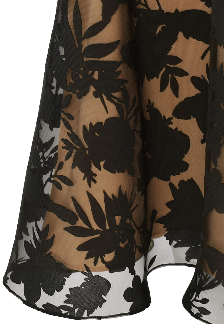 Elegancka spódnica z kontrastową podszewką