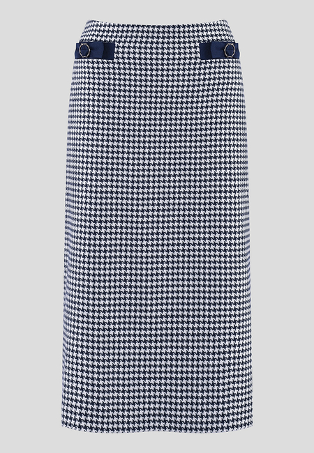 Ołówkowa spódnica w pepitkę