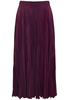 Fioletowa spódnica z kreszowanej tkaniny