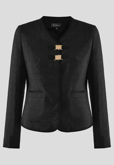 Żakiet z ozdobnymi klamrami