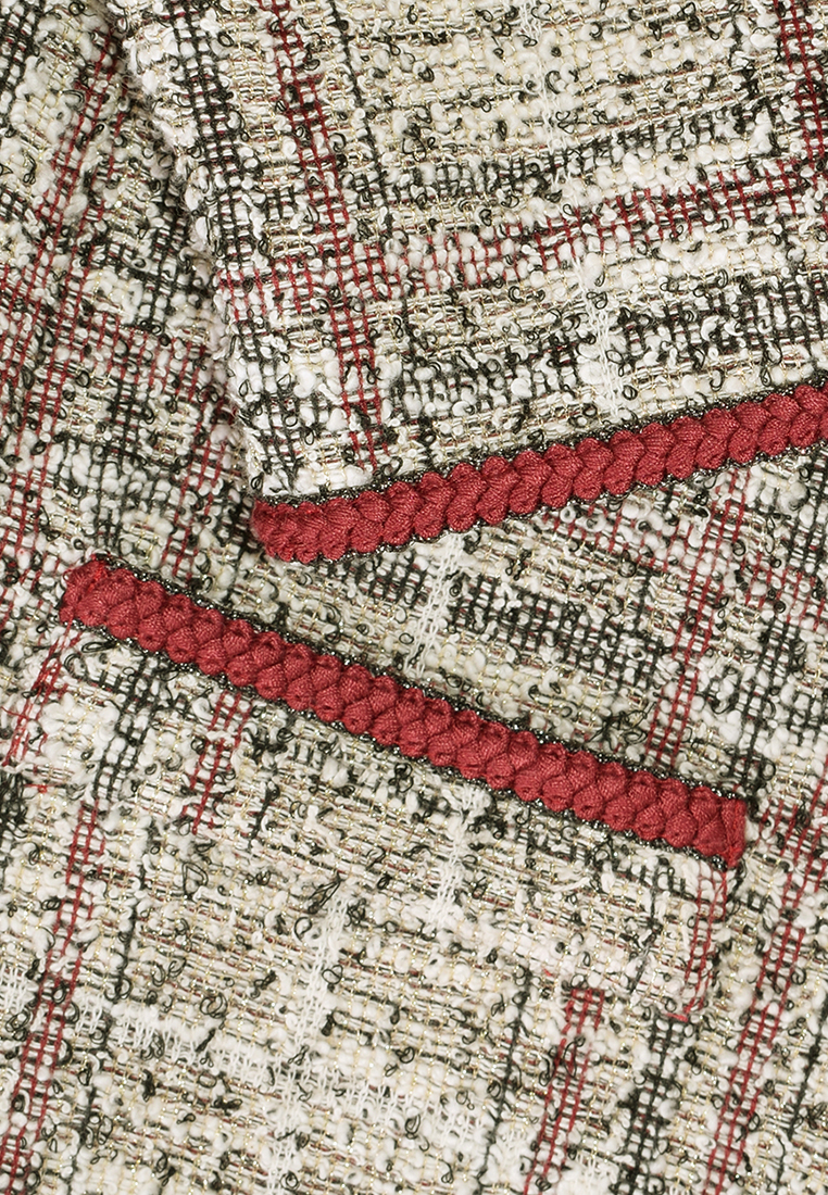 Ciepła sukienka z błyszczącą nitką