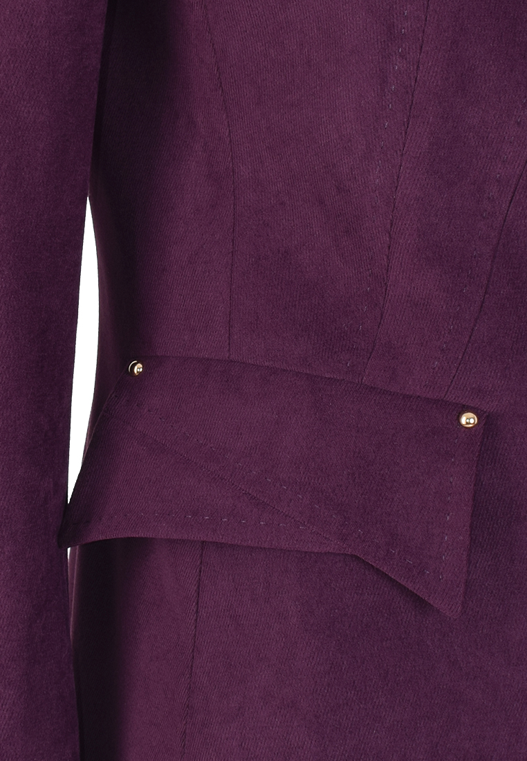 Klasyczny żakiet w kolorze fioletowym