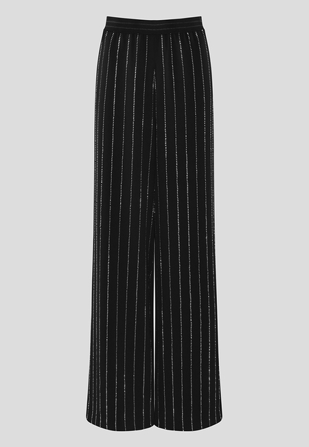 Wizytowe spodnie z kryształkami