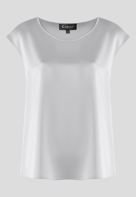 Swobodna bluzka w kolorze szarym