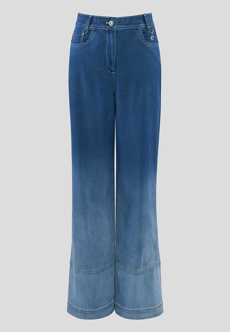 Spodnie jeansowe z szerokimi nogawkami