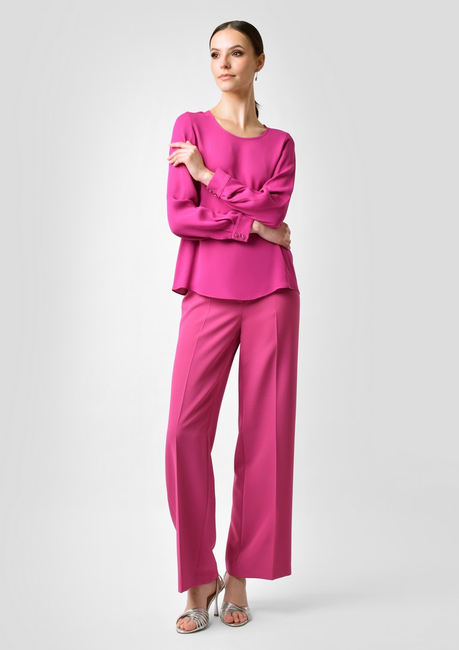 Swobodna bluzka w kolorze fuksji