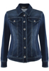 Jeansowy żakiet w kolorze garantowym