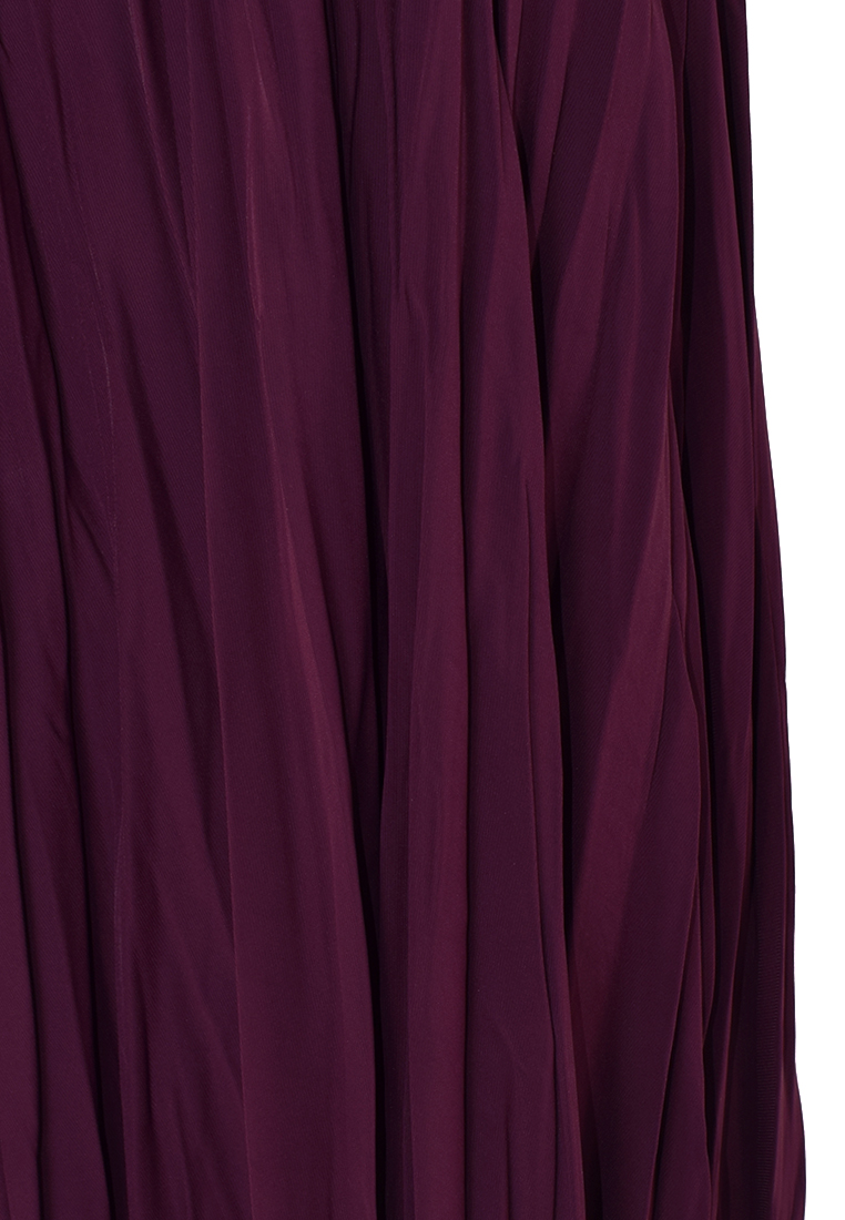 Fioletowa spódnica z kreszowanej tkaniny