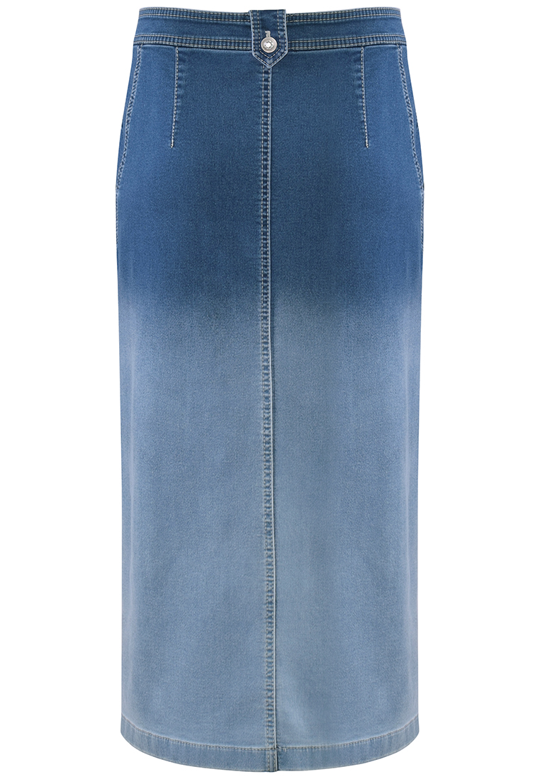 Cieniowana spódnica denim
