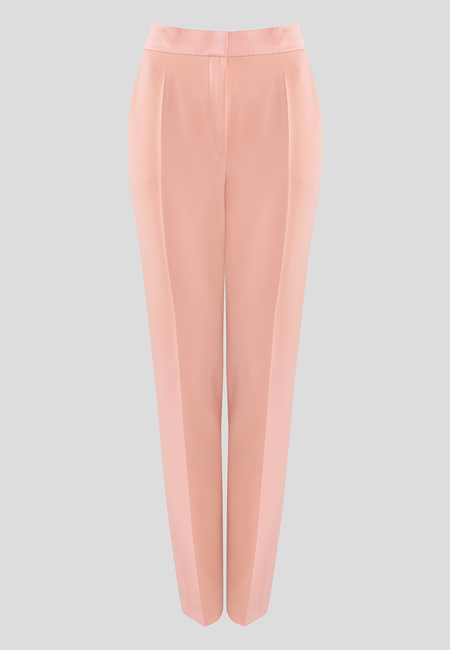 Klasyczne spodnie w kolorze brzoskwiniowym