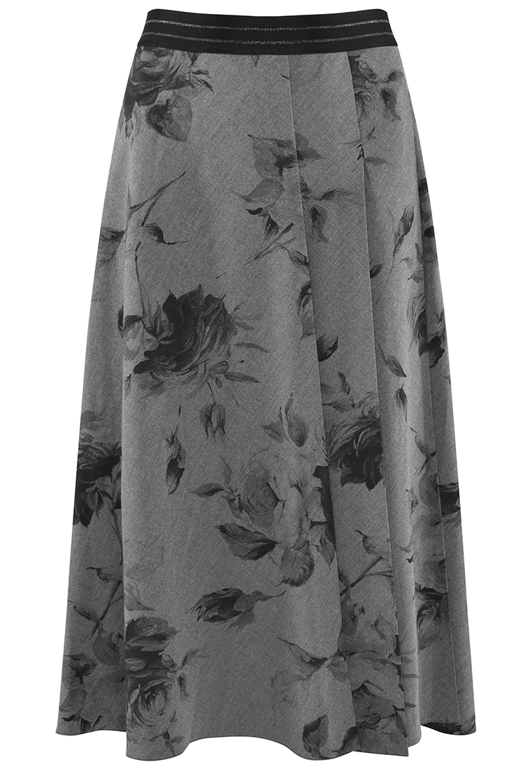 Spódnica z motywem roślinnym