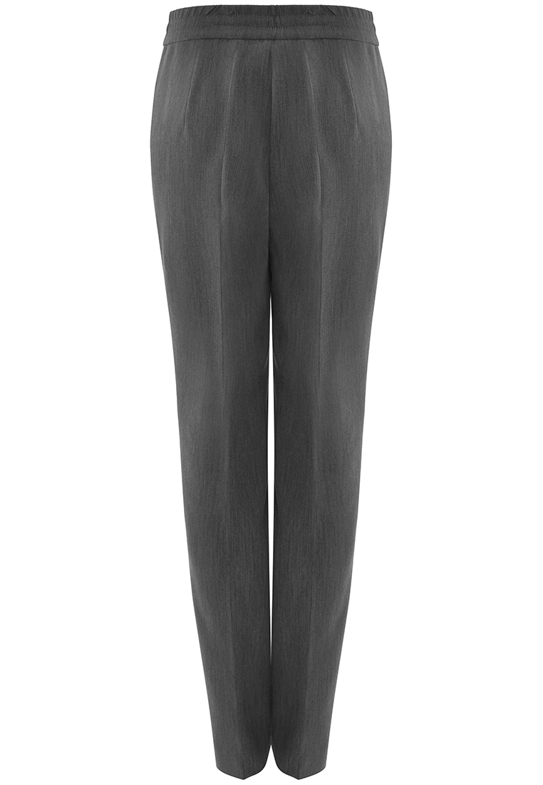 Szare spodnie z lampasami