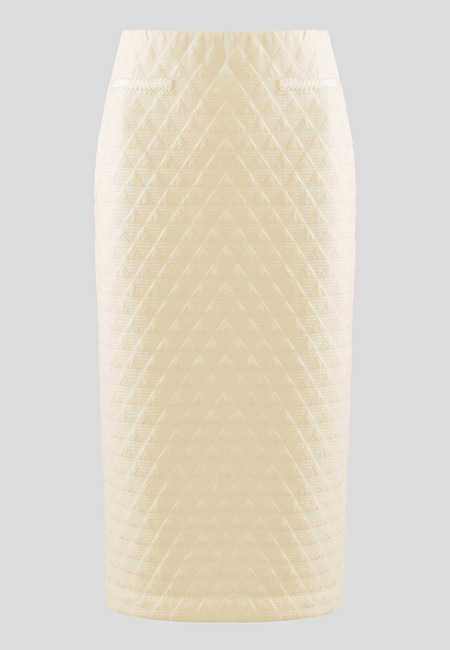 Spódnica z tłoczonej tkaniny