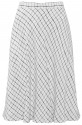 Spódnica z wiskozowej tkaniny o deseniu delikatnej kratki