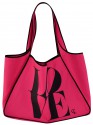 Uniwersalna torba na zakupy w kolorze różowym