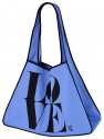 Uniwersalna torba na zakupy w kolorze niebieskim